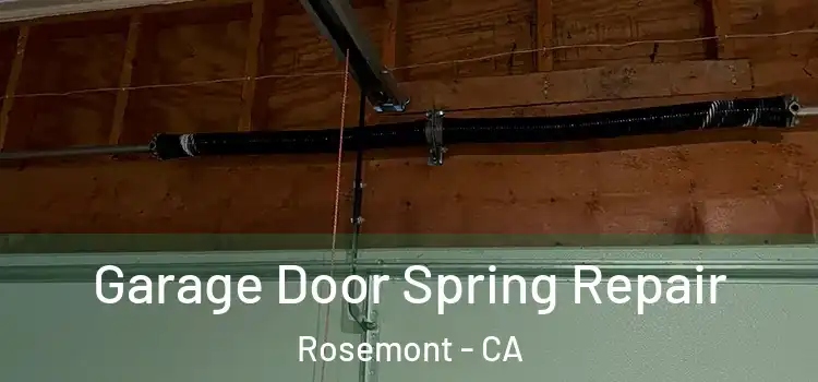  Garage Door Spring Repair Rosemont - CA