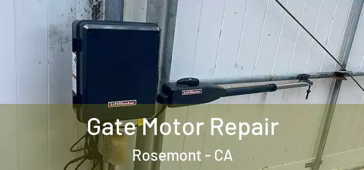  Gate Motor Repair Rosemont - CA