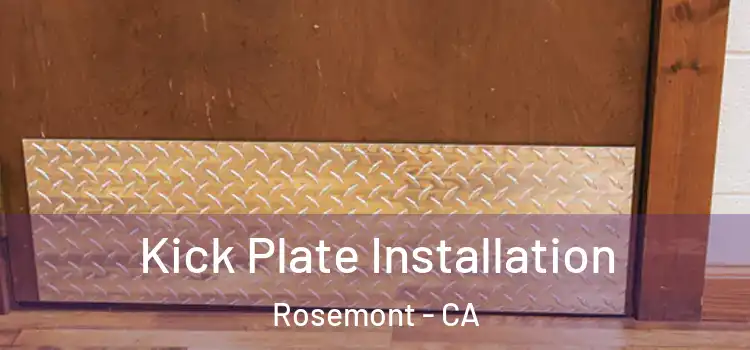  Kick Plate Installation Rosemont - CA