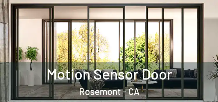 Motion Sensor Door Rosemont - CA